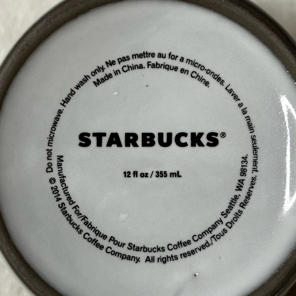 New 2014 Starbucks Anniversary Siren Collection Green Swarovski Crystal Eye Mug - Picture 6 of 9